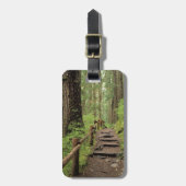 WA, Olympic NP, Sol Duc Valley, regenwoud Bagagelabel (Voorkant verticaal)