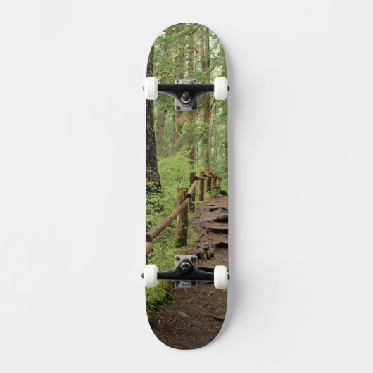 WA, Olympic NP, Sol Duc Valley, regenwoud Skateboard (Voorkant)