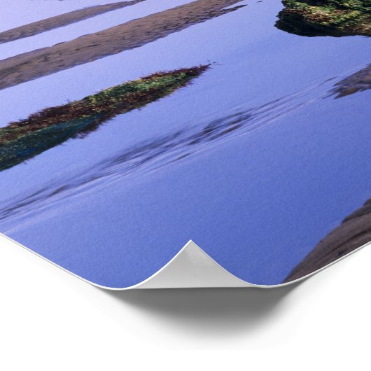 WA, Olympisch Nationaal Park, Tweede strand, Poster (Hoek)