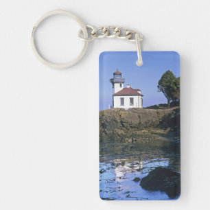 WA, San Juan-eiland, Lime Kiln-vuurtoren Sleutelhanger