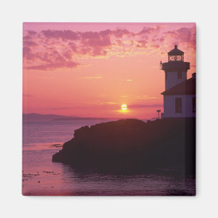 WA, San Juan Island, Lime Kiln Lighthouse, 1919, Magneet