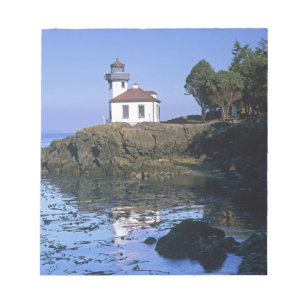 WA, San Juan Island, Lime Kiln vuurtoren Notitieblok