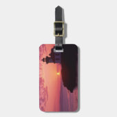 WA, San Juan Island, Limoen Kiln Lighthouse, 1919, Bagagelabel (Voorkant verticaal)