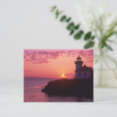 WA, San Juan Island, Limoen Kiln Lighthouse, 1919, Briefkaart (Staand voorkant)