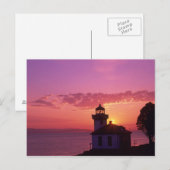 WA, San Juan Island, Limoen Kiln Lighthouse, 1919, Briefkaart (Voorkant / Achterkant)