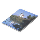 WA, San Juan Island, vuurtoren van Limoen Kiln Notitieblok (Linkerzijde)