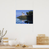 WA, San Juan Island, vuurtoren van Limoen Kiln Poster (Keuken)