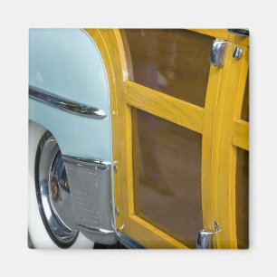 WA, Seattle, klassieke Amerikaanse auto. 2 Magneet