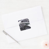 WA, Seattle, klassieke Amerikaanse auto. 2 Vierkante Sticker (Envelop)