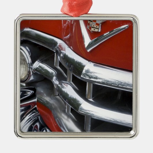 WA, Seattle, klassieke Amerikaanse auto. 4 Metalen Ornament (Voorkant)