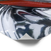 WA, Seattle, klassieke Amerikaanse auto. 4 Poster (Hoek)