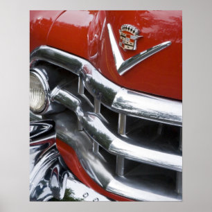 WA, Seattle, klassieke Amerikaanse auto. 4 Poster