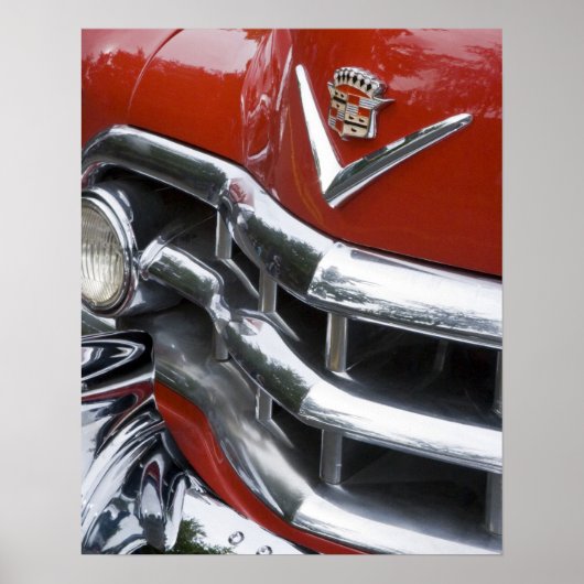 WA, Seattle, klassieke Amerikaanse auto. 4 Poster (Voorkant)