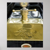 WA, Seattle, klassieke Amerikaanse auto. Poster (Voorkant)