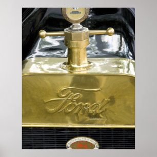 WA, Seattle, klassieke Amerikaanse auto. Poster