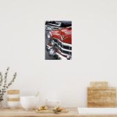 WA, Seattle, klassieke Amerikaanse auto. Poster (Keuken)