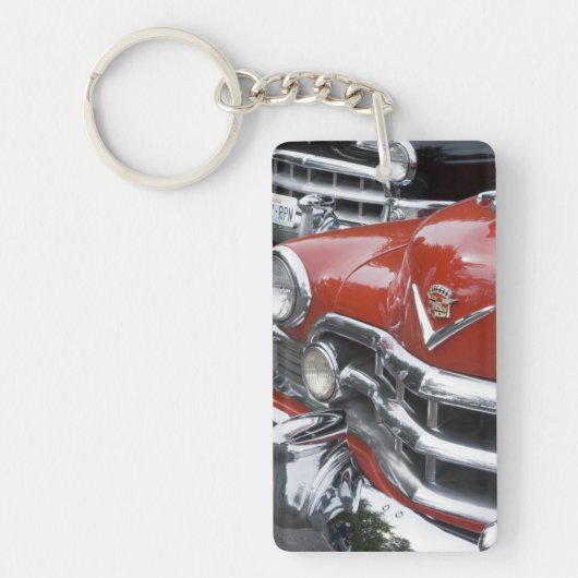 WA, Seattle, klassieke Amerikaanse auto. Sleutelhanger (Voorkant)