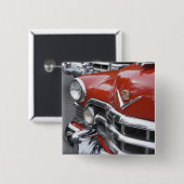 WA, Seattle, klassieke Amerikaanse auto. Vierkante Button 5,1 Cm (Voorkant /achterkant)
