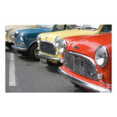 WA, Seattle, klassieke Britse auto. Foto Afdruk (Voorkant)