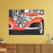 WA, Seattle, klassieke Duitse auto. 2 Canvas Afdruk (Insitu (Woonkamer))