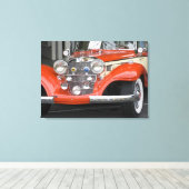 WA, Seattle, klassieke Duitse auto. 2 Canvas Afdruk (Insitu (Houten vloer))