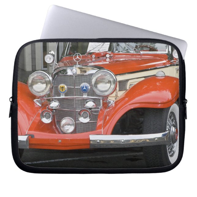 WA, Seattle, klassieke Duitse auto. 2 Laptop Sleeve (Voorkant)