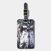 WA, Seattle, Moon bridge en vijver na winter 2 Bagagelabel (Voorkant verticaal)