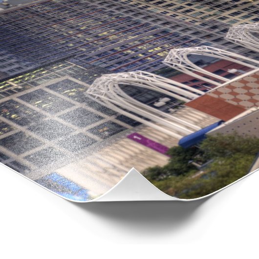 WA, Seattle, Mount Rainier uit Kerry Park Foto Afdruk (Hoek)