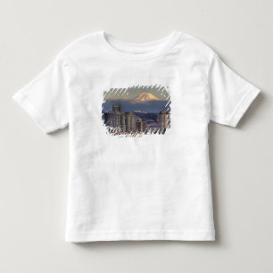 WA, Seattle, Mount Rainier uit Kerry Park Kinder Shirts