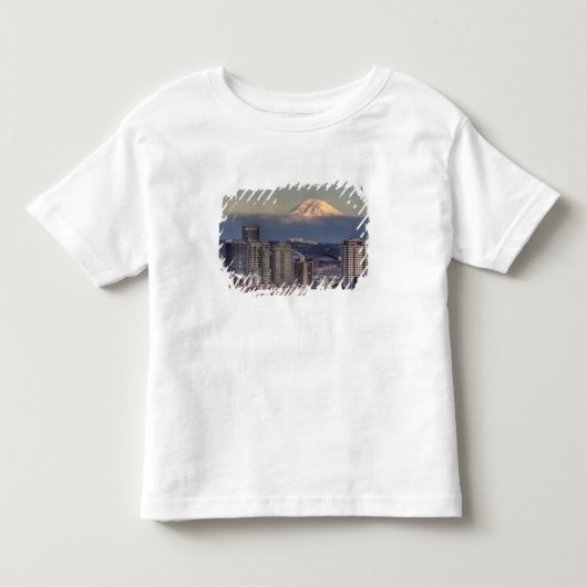 WA, Seattle, Mount Rainier uit Kerry Park Kinder Shirts (Voorkant)