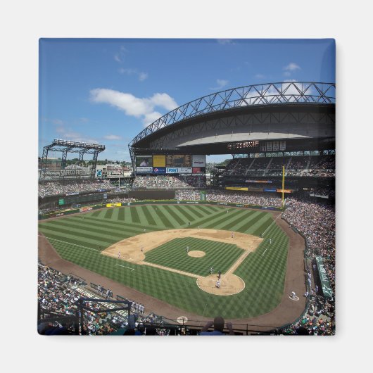 WA, Seattle, Safeco Field, honkbal Mariners Magneet (Voorkant)