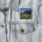 WA, Seattle, Safeco Field, honkbal Mariners Vierkante Button 5,1 Cm (In situ)
