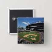 WA, Seattle, Safeco Field, honkbal Mariners Vierkante Button 5,1 Cm (Voorkant /achterkant)
