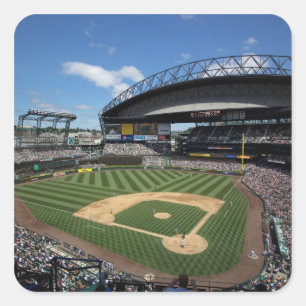WA, Seattle, Safeco Field, honkbal Mariners Vierkante Sticker