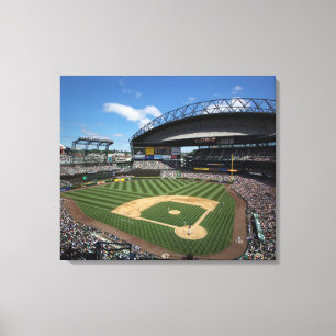 WA, Seattle, Safeco Field, honkbal voor zeelieden Canvas Afdruk