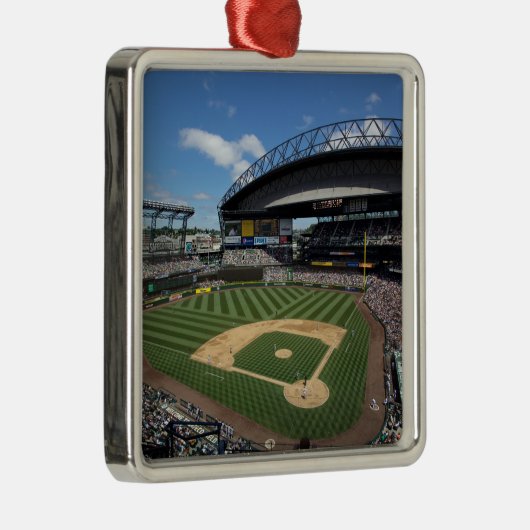 WA, Seattle, Safeco Field, honkbal voor zeelieden Metalen Ornament (Rechts)