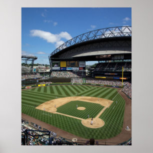 WA, Seattle, Safeco Field, honkbal voor zeelieden Poster