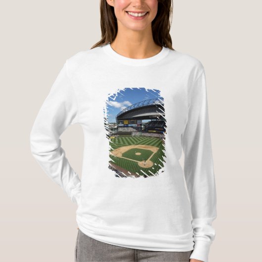 WA, Seattle, Safeco Field, honkbal voor zeelieden T-shirt (Voorkant)