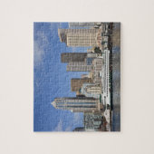 WA, Seattle, Seattle silhouet met veerboot Legpuzzel (Verticaal)