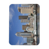 WA, Seattle, Seattle silhouet met veerboot Magneet (Verticaal)
