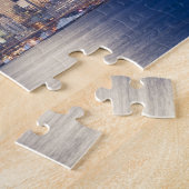 WA, Seattle, Seattle skyline en Elliott Bay, 2 Legpuzzel (Zijkant)