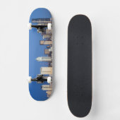 WA, Seattle, Seattle skyline en Elliott Bay 3 Persoonlijk Skateboard (Voorkant)