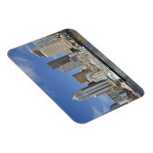 WA, Seattle, Seattle skyline met veerboot Magneet (Rechterzijde)