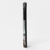 WA, Seattle, Seattle-sylhouette met veerboot Case-Mate iPhone Case (Achterkant/links)