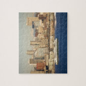 WA, Seattle, skyline van Seattle en Elliott Bay Legpuzzel (Verticaal)