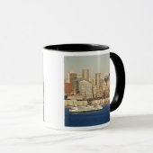 WA, Seattle, skyline van Seattle en Elliott Bay Mok (Voorkant rechts)