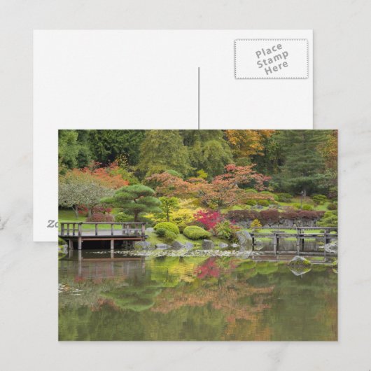 WA, Seattle, Washington Park Arboretum, 3 Briefkaart (Voorkant / Achterkant)