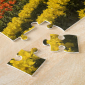 WA, Skagit Valley, Tulip fields in bloom Legpuzzel (Zijkant)