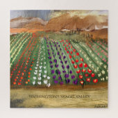 WA Skagit Valley Tulip Fields Spring Dreaming Legpuzzel (Verticaal)