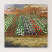 WA Skagit Valley Tulip Fields Spring Dreaming Legpuzzel (Verticaal)